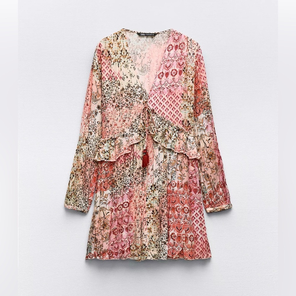 Zara Printed Short Dress